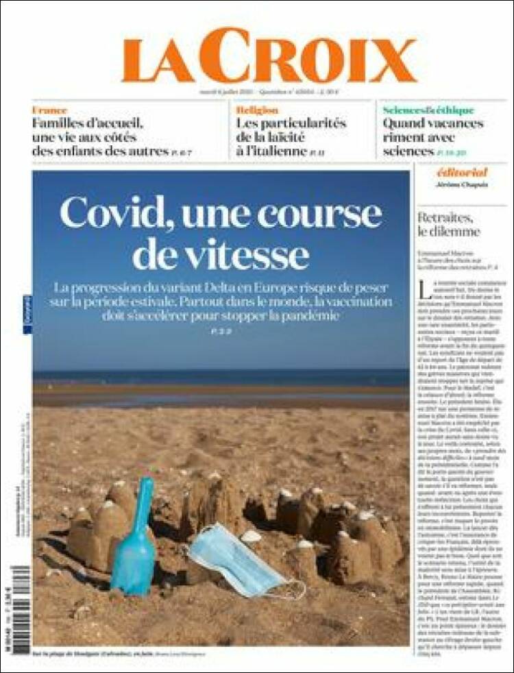 Portada de La Croix (Francia)