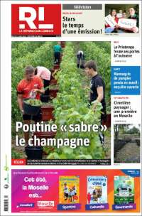 Portada de Le Republicain Lorrain (Francia)
