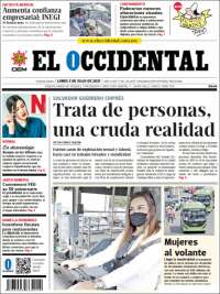 Portada de El Occidental (M&eacute;xico)