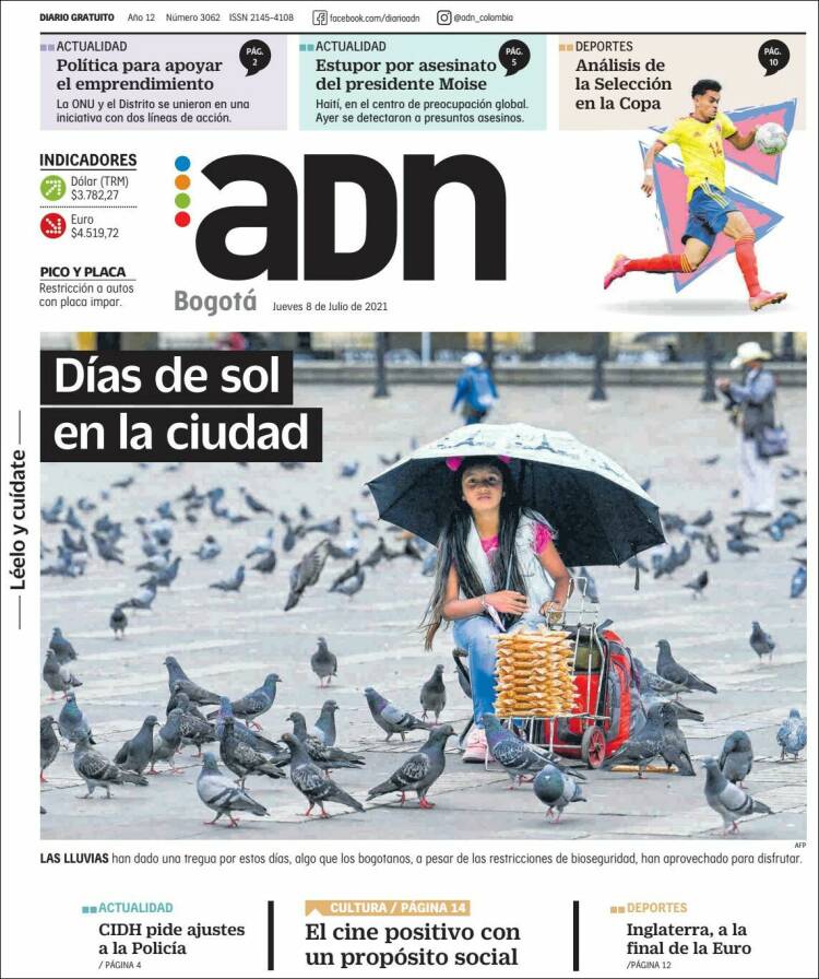Portada de ADN - Bogotá (Colombia)