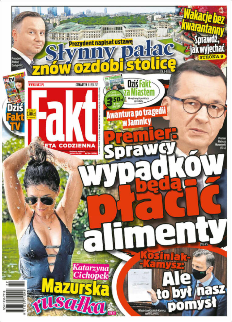 Portada de Fakt (Polonia)