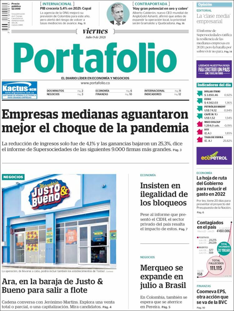 Portada de Portafolio (Colombia)
