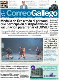 Portada de El Correo Gallego (Espa&ntilde;a)