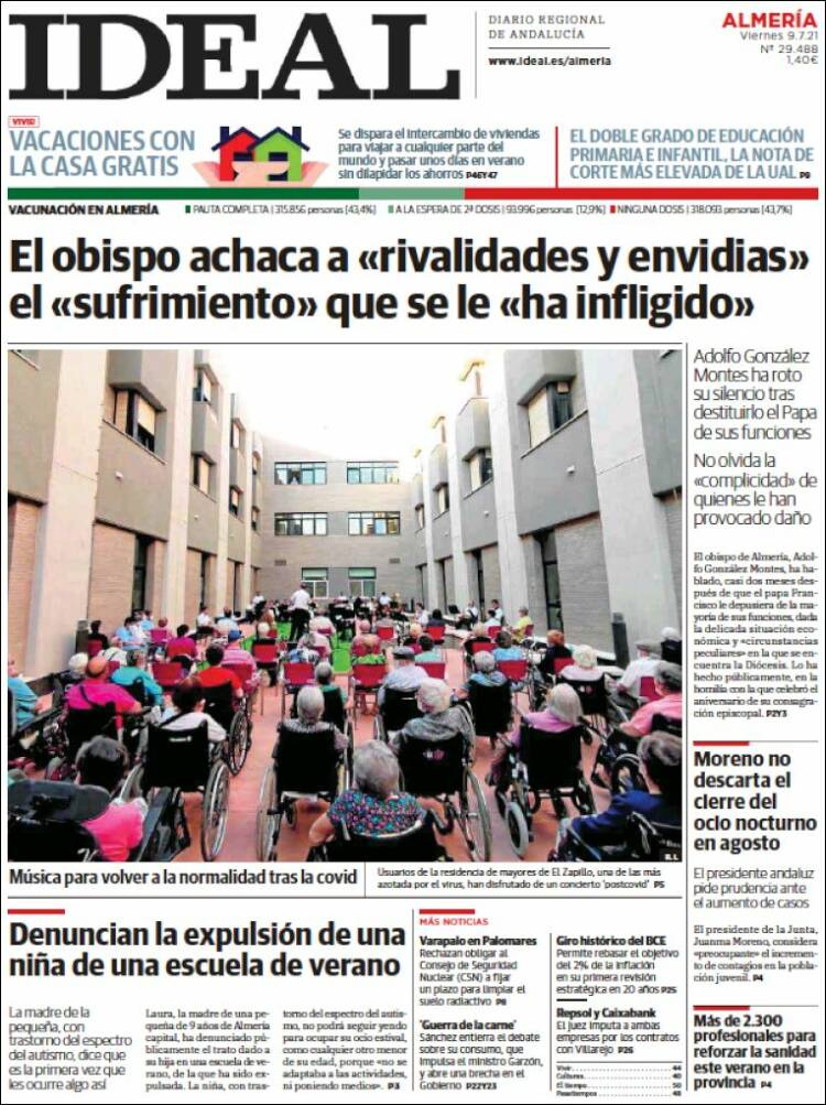 Portada de Ideal Almeria (Espa&ntilde;a)