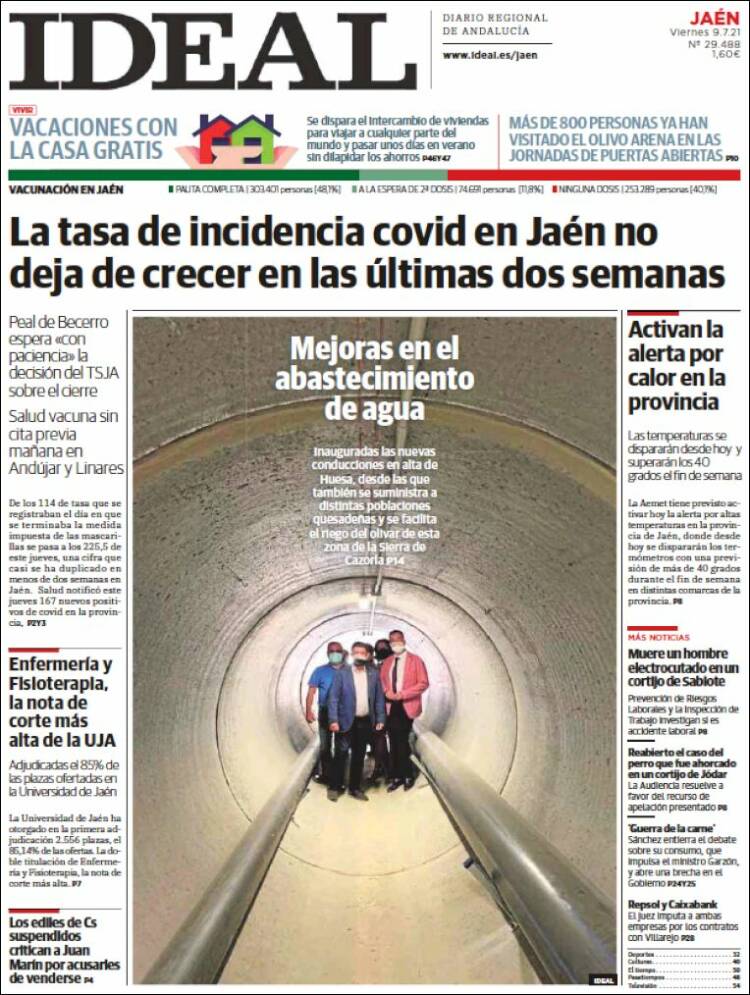 Portada de El Ideal de Jaén (Espa&ntilde;a)