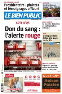 Portada de Le Bien Public (Francia)