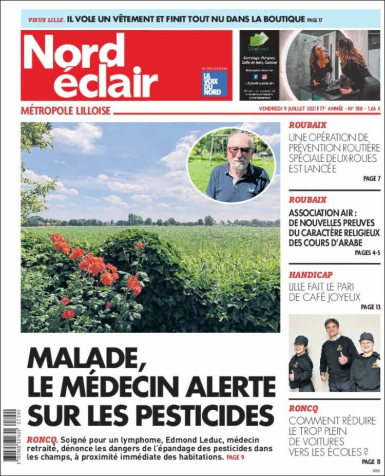 Portada de Nord Éclair (Francia)