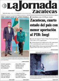 Portada de Jornada de Zacatecas (México)