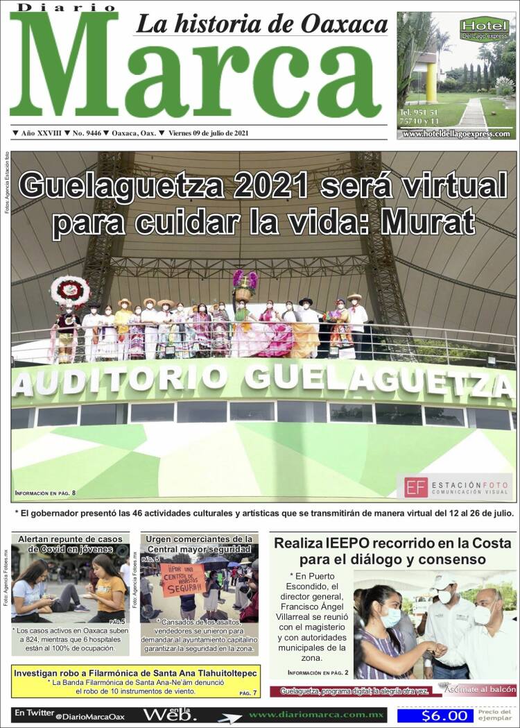 Portada de Diario Marca (México)