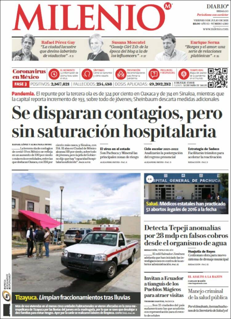 Portada de Milenio de Hidalgo (México)