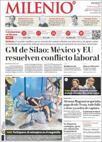 Portada de Milenio de León (México)