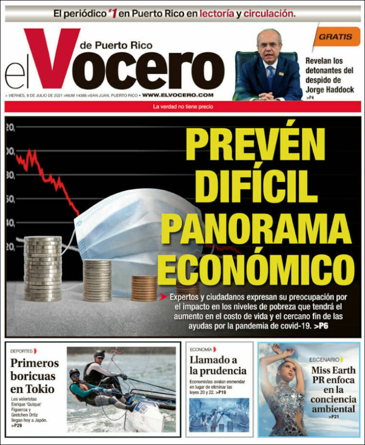 Portada de Vocero (Puerto Rico)