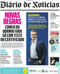 Portada de Diário de Noticias (Portugal)