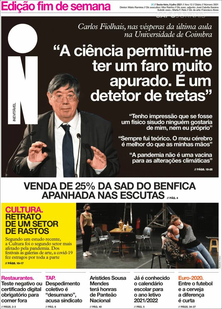 Portada de I - informação (Portugal)