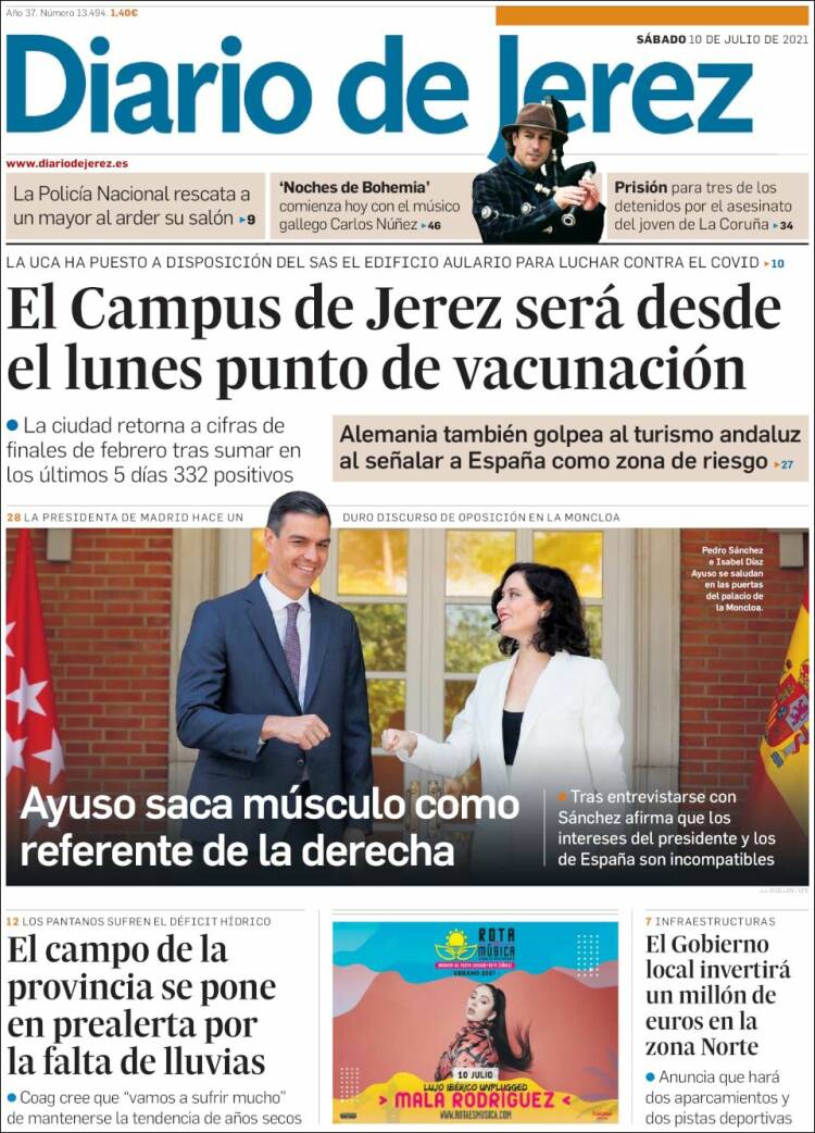 Portada de Diario de Jerez (Spain)