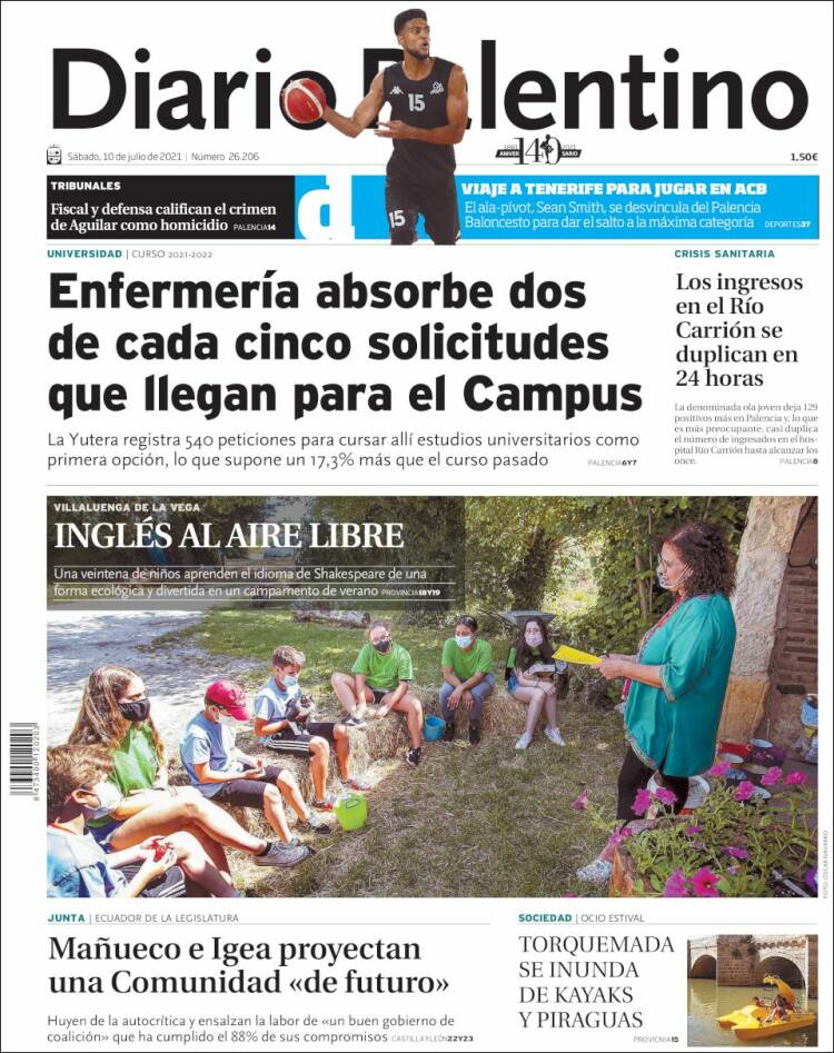 Portada de Diario Palentino (Spain)