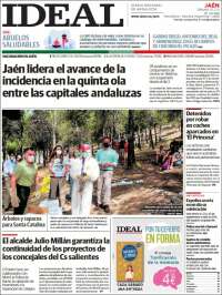 Portada de El Ideal de Jaén (España)