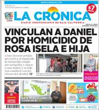 Portada de La Crónica de Baja California (México)