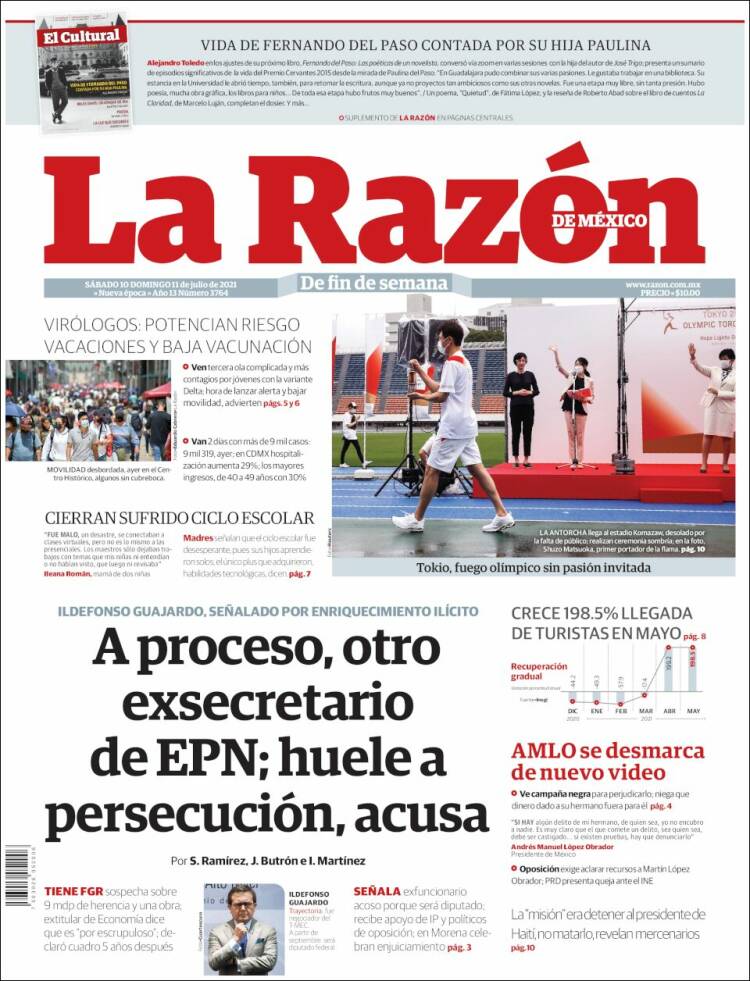 Portada de La Razón (México)