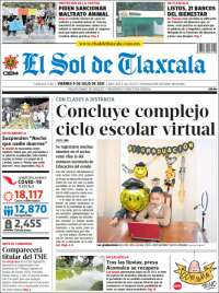 Portada de El Sol de Tlaxcala (México)