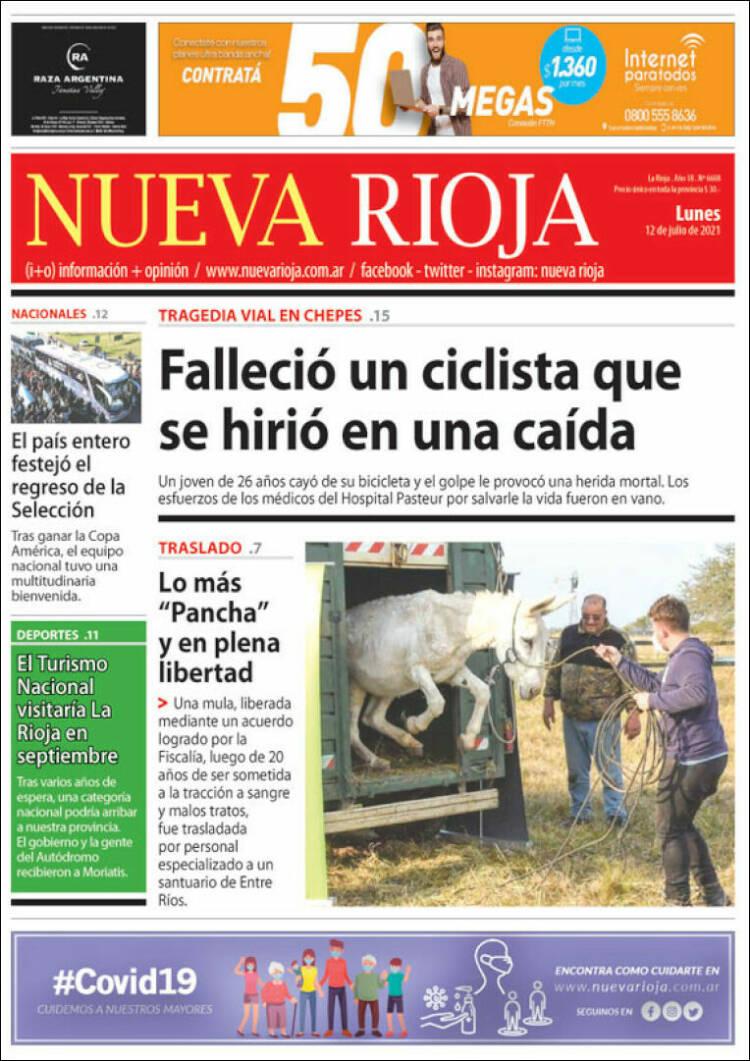 Portada de Nueva Rioja (Argentina)