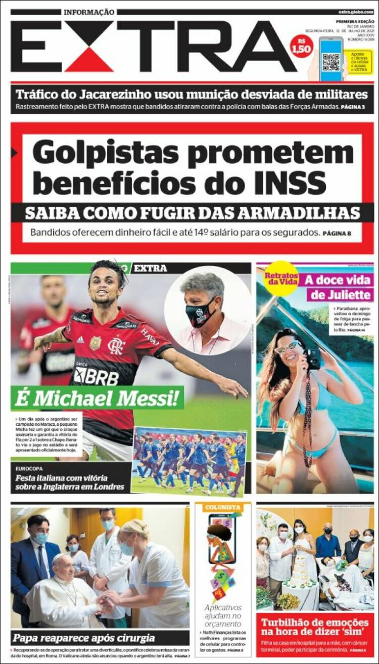 Portada de Extra (Brasil)