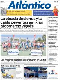 Portada de Atlántico Diario (España)