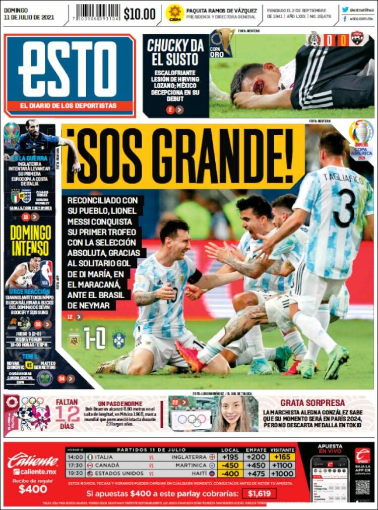 Portada de Esto (M&eacute;xico)