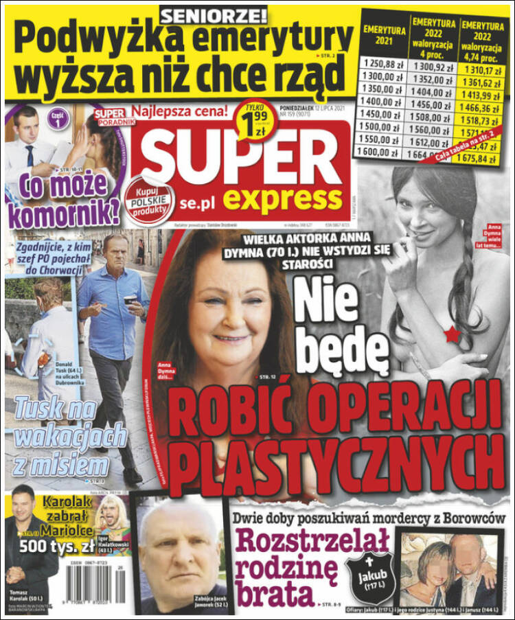 Portada de Super Express (Polonia)