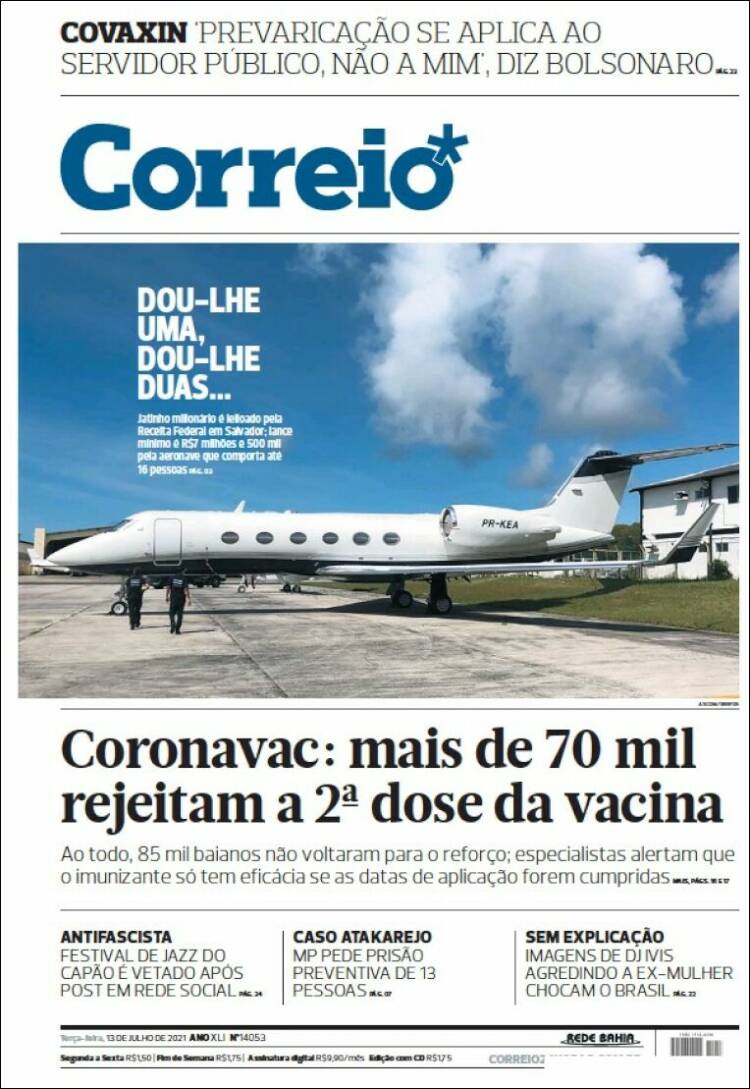 Portada de Correio* (Brasil)