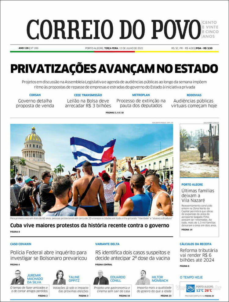 Portada de Correio Do Povo (Brasil)