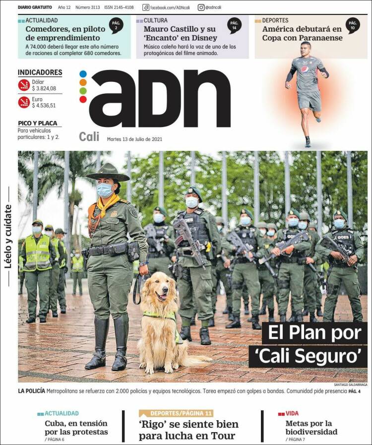 Portada de ADN - Cali (Colombia)