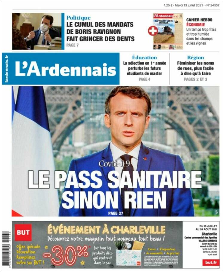 Portada de L'Ardenais (Francia)