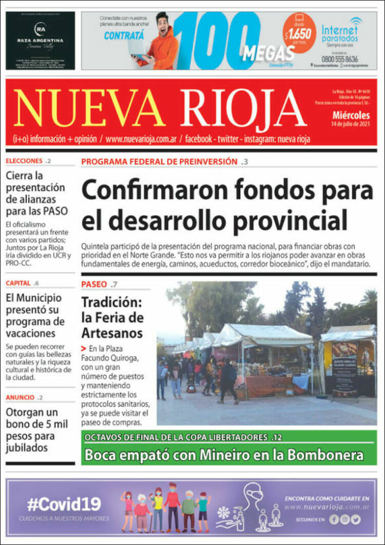 Portada de Nueva Rioja (Argentina)