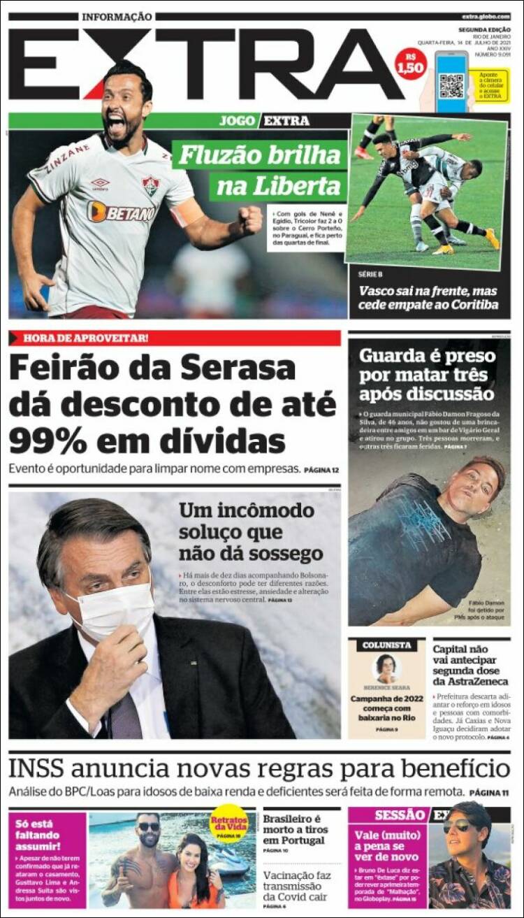 Portada de Extra (Brasil)