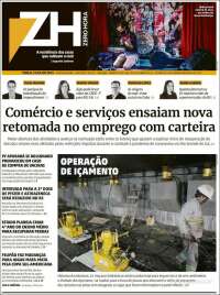 Portada de Zero Hora (Brasil)