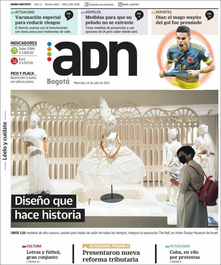 Portada de ADN - Bogotá (Colombia)