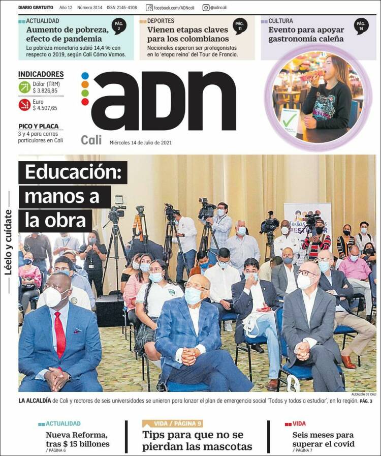 Portada de ADN - Cali (Colombia)