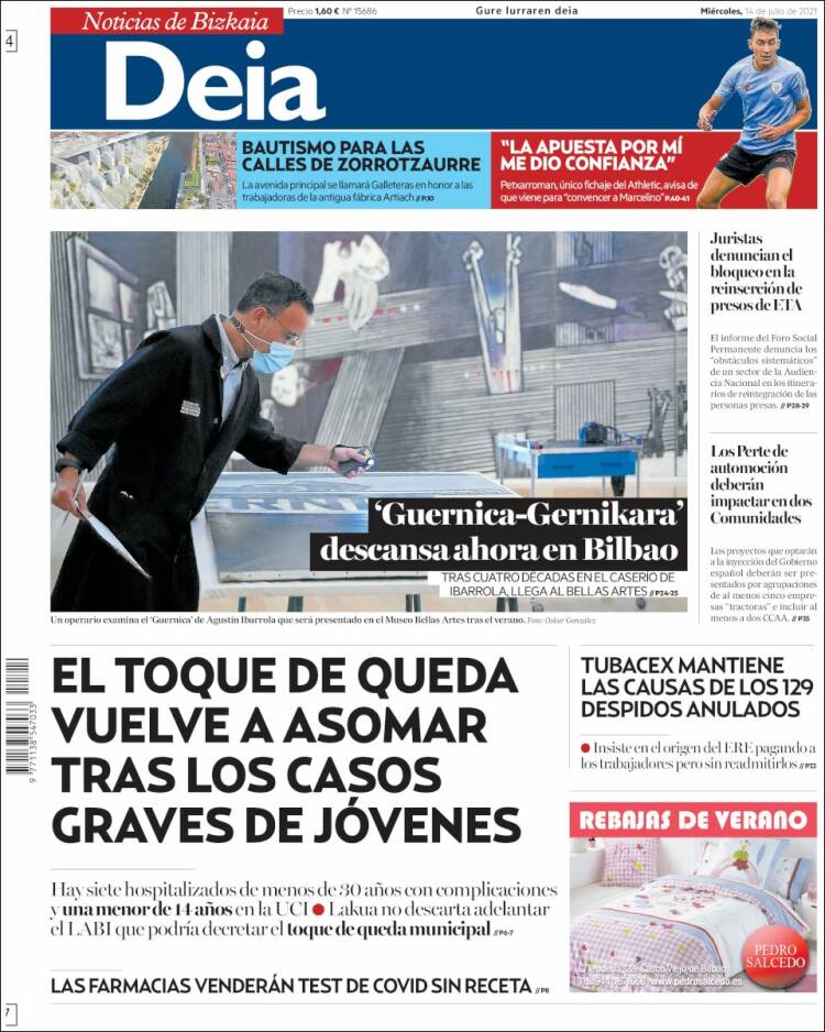 Portada de Deia (España)