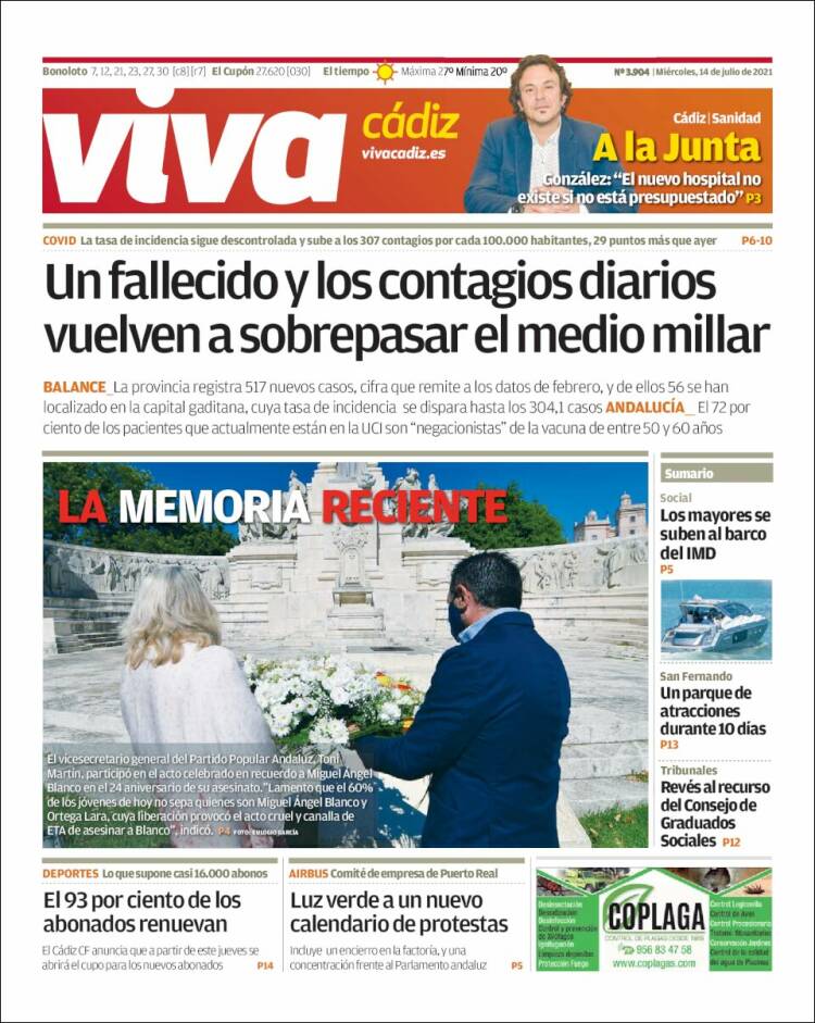 Portada de Información - Cadiz (Spain)
