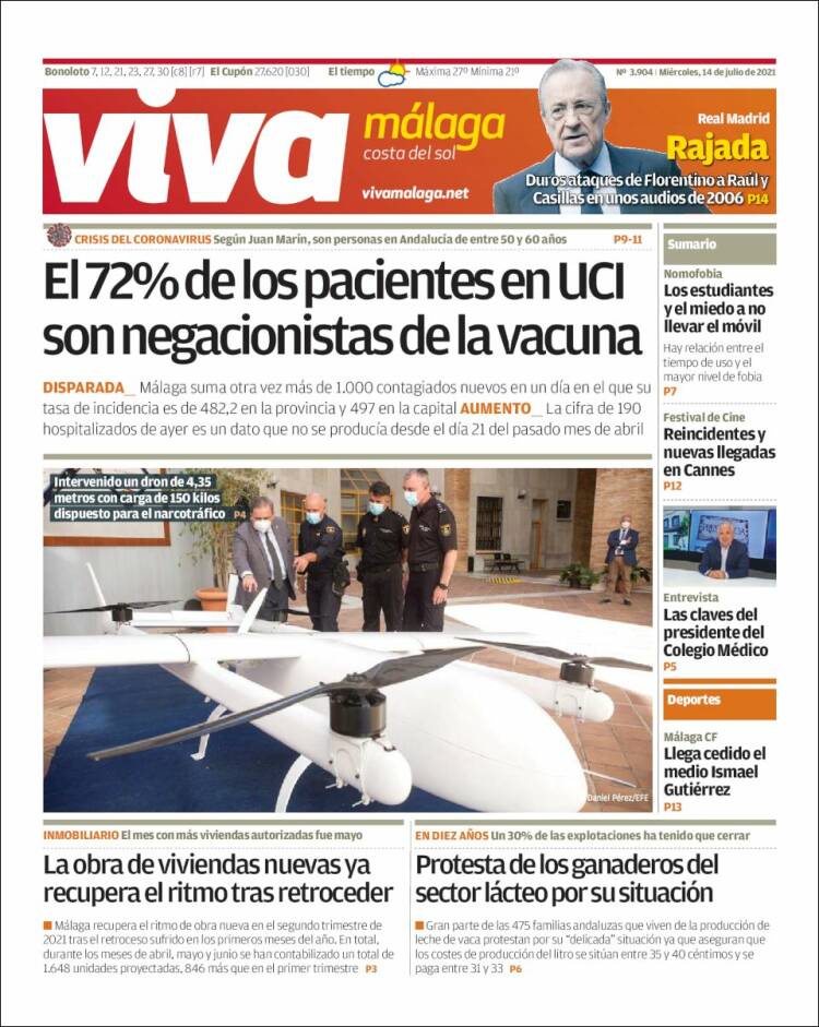 Portada de Viva Málaga (Spain)