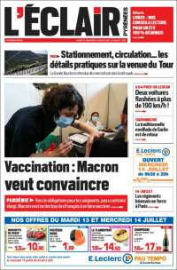 Portada de L'Eclair des Pyrénées (Francia)