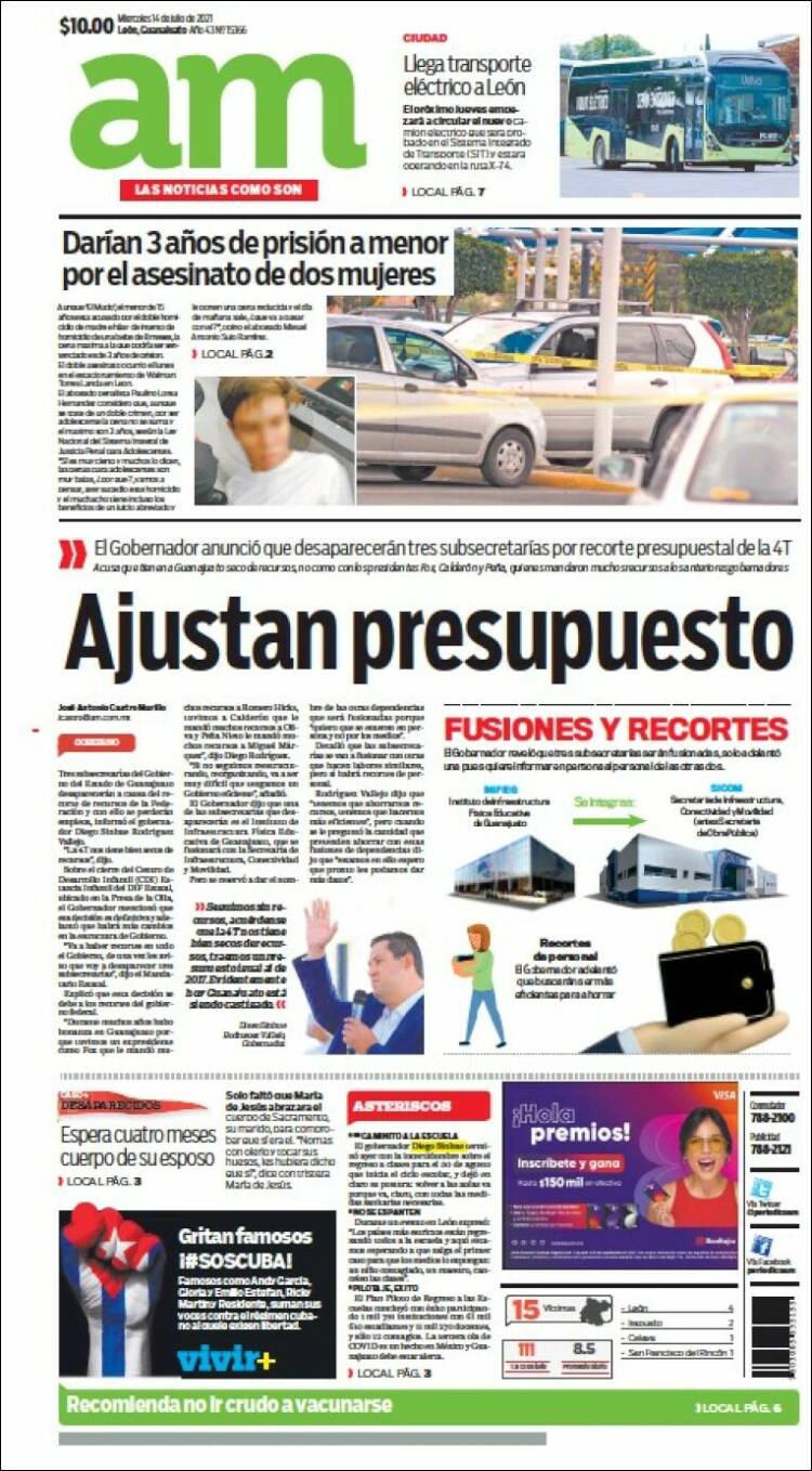 Portada de Al Día A.M. (M&eacute;xico)