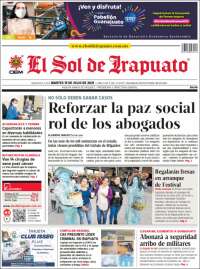 Portada de El Sol de Irapuato (M&eacute;xico)