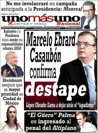 Portada de unomásuno (M&eacute;xico)