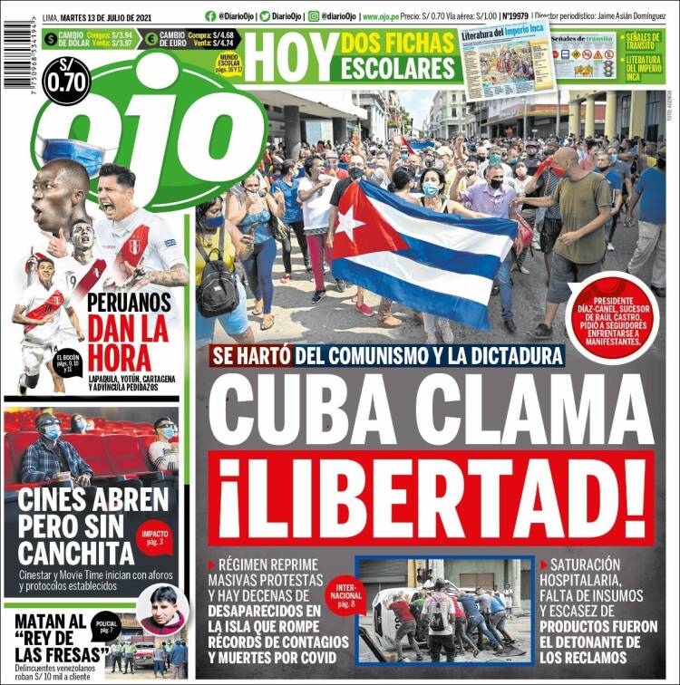 Portada de Ojo (Perú)