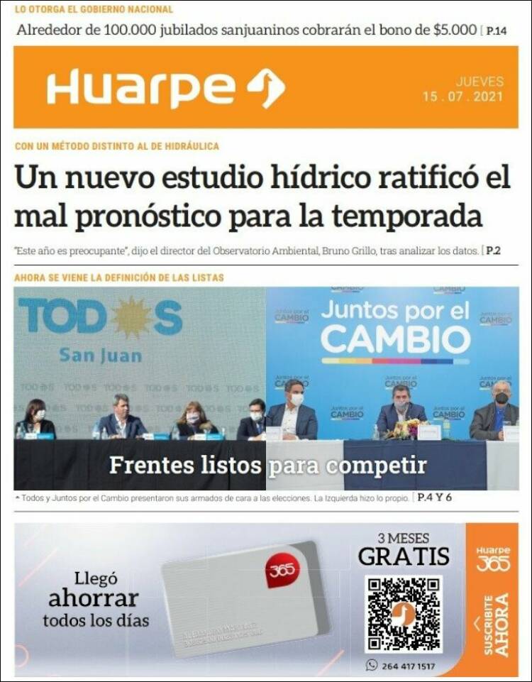Portada de Huarpe (Argentina)