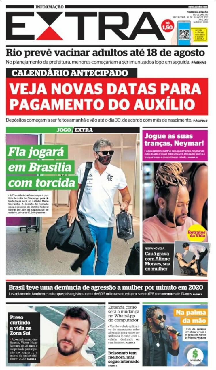 Portada de Extra (Brasil)