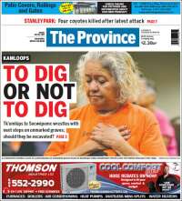 Portada de The Province (Canadá)