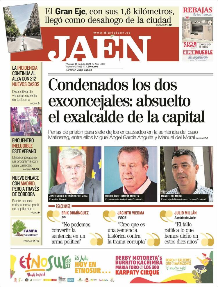 Portada de Diario Jaén (España)